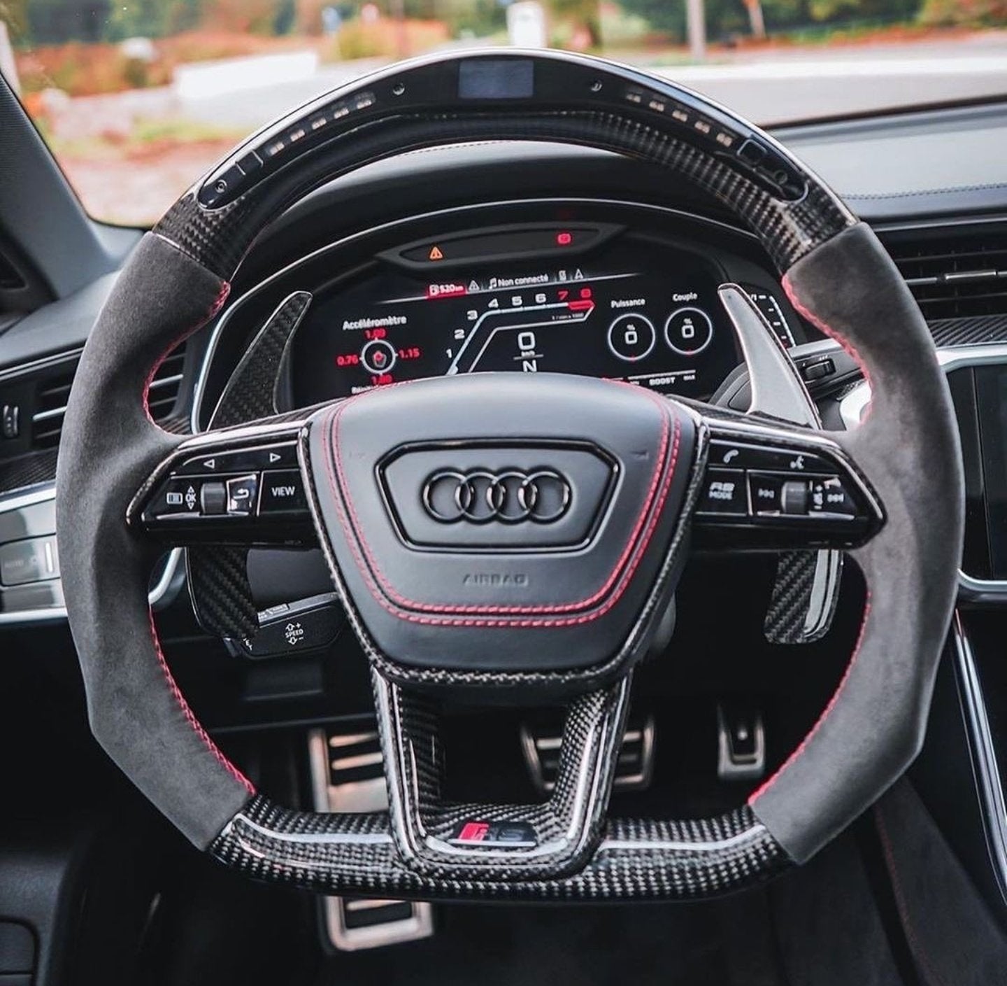 Carbon Fiber Steering Wheel for Audi A6 S6 RS6 C8 A7 S7 RS7 C8 – Imma  Performance