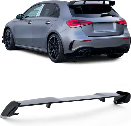SPOILER REAR WING ROOF SPOILER BLACK FOR MERCEDES W177 A-CLASS A-45 AMG Look