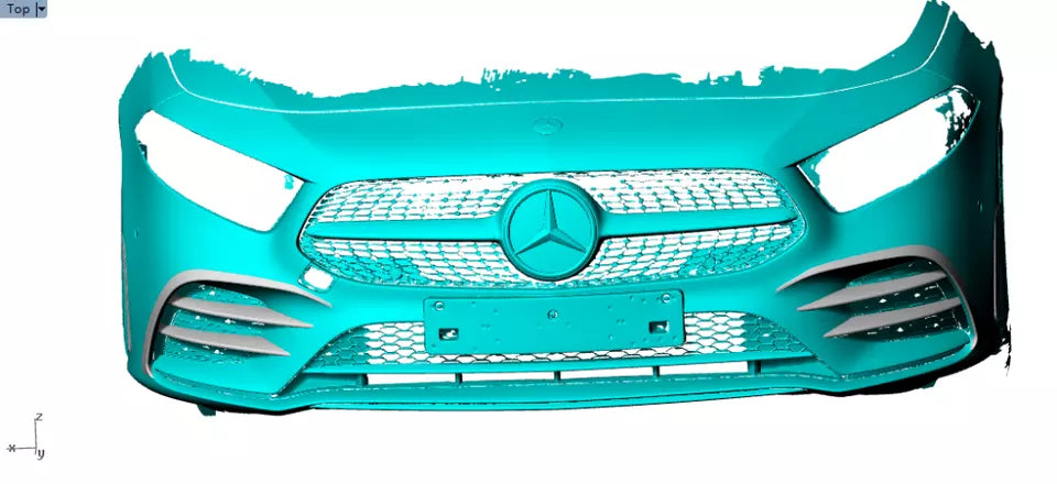 Dry Carbon Fiber Front Bumper Canard for Mercedes-Benz A Class  W177 V177 - Aero Flaps
