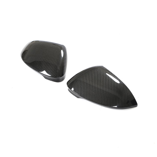 Dry Carbon Fiber Side View Mirror Covers For Golf MK8 GTI Add on Style