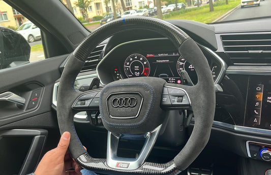 Carbon Fiber Steering Wheel for Audi Q5 Q3